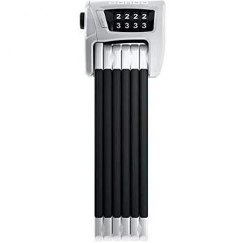 Abus Bordo 6100/90 White Folding Bike Lock with Combination and SH Holder