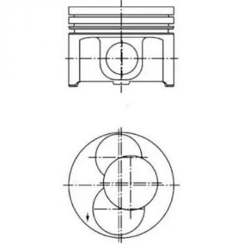Pistón KOLBENSCHMIDT 40093700 de alta calidad