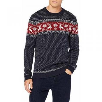 SELECTED HOMME Slhdeer New Crew Neck W Ex Jersey,
