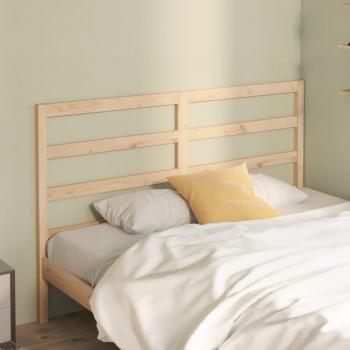 Cabecero de cama 126x4x100 cm madera maciza de pino