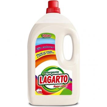 Lagarto Detergente Lavadora Liquido ROPA COLOR  40 lav - 2960 ml.