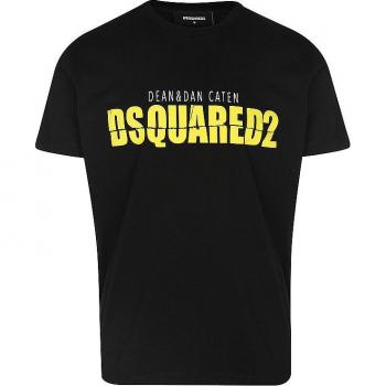 DSQUARED2 Men's Black T-Shirt Size M Stylish Casual Tee