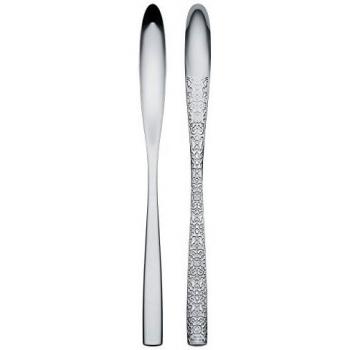 Alessi Vestido de Latte Macchiato cucharas, Juego de 6, Plateado
