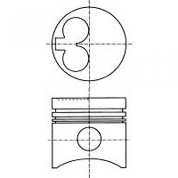Nüral 87-109507-00 pistón
