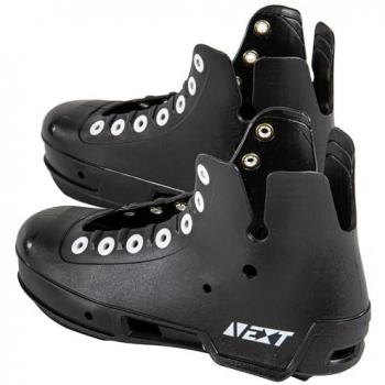 Powerslide Next Black Carcasa Bota para Patines, tipo de producto: carcasa para patines en línea, características: diseño ergonómico, material ligero y resistente, sistema de cierre ajustable, compatibilidad con chasis Powers