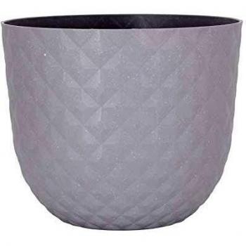 Maceta de Polipropileno Tropical Havana - Ø 40 x H 33,2 cm - 31 L - Color Caliza