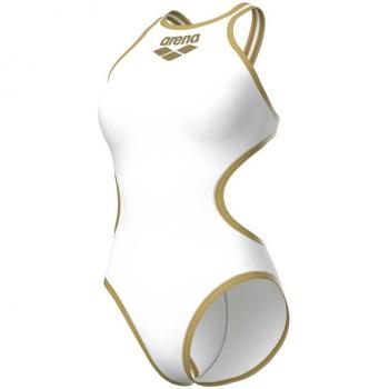 Bañador de Una Pieza para Mujer Arena Biglogo, Deportivo, Secado Rápido, Tejido MaxLife Eco, Resistente al Cloro y Protección UPF 50+ UV
