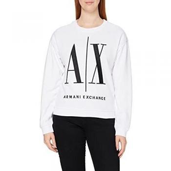 Armani Exchange Women's White Casual Sweatshirt S