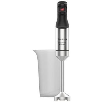 Batidora de Inmersión Taurus Rocket 1500 W Negra con Accesorios de Acero Inoxidable y Diseño Ergonómico