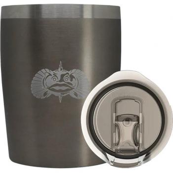 TOADFISH Non-Tipping 10 oz Rocks Tumbler - Graphite