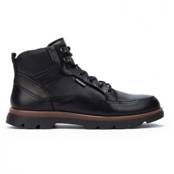 Botines de hombre de piel Pikolinos VIGO M3M con cordones y cremallera, acabado antik