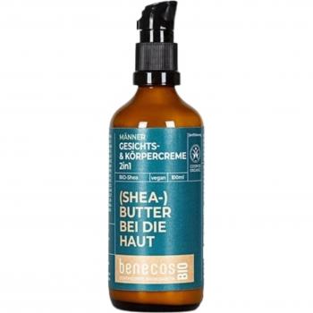 Benecos Crema Facial-Corporal Hombre Karité 100ml Bio