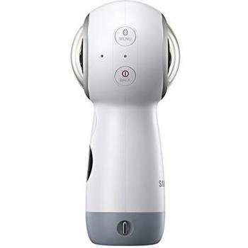 Cámara 360° 4K Ultra HD Samsung Gear 360 (2017) blanca con Wifi y sensor CMOS de 15 MP