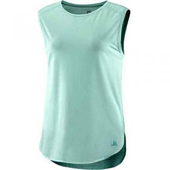 SALOMON Comet Breeze Tank Camiseta De Tirantes, Mujer, Icy Morn, XS