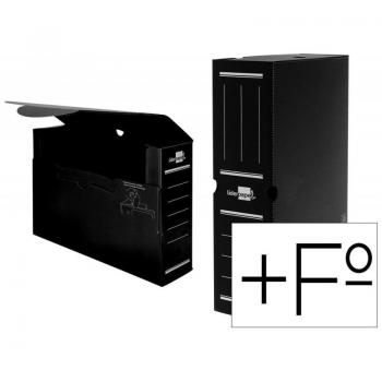 Caja Archivo Definitivo Plástico Liderpapel Negro 387x275x105 mm