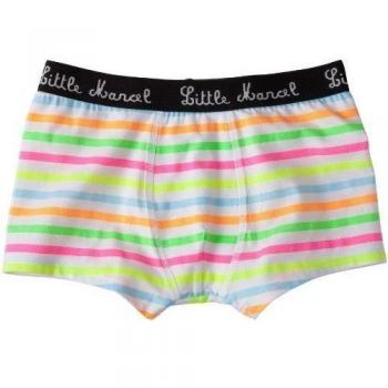 Little Marcel - Calzoncillo boxer para niño, talla 14 - talla francesa, color azul marino 040