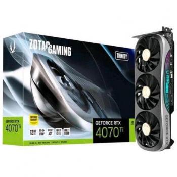Zotac GeForce RTX 4070 Ti Trinity 12GB GDDR6X NVIDIA DLSS3 HDMI 3x DisplayPort Triple-Fan (ZT-D40710D-10P)