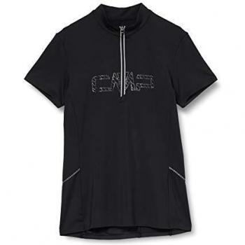 CMP Camiseta de Ciclismo para Mujer con Logotipo 30c7916, Mujer, Camiseta, 30C7916, Negro, 36