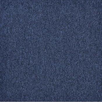 Loseta de Moqueta Azul Royal 50x50 cm - Caja de 20 Unidades (5m²) - Polipropileno para Oficina, Salón y Comercio