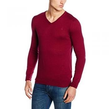 Scalpers Cotton Vneck 03, Jersey para Hombre, Bourdeaux, S