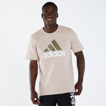 Camiseta adidas essentials beige hombre