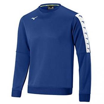 Mizuno Nara Training Sweatshirt Blue 4XL Men's Performance Hoodie