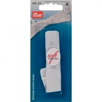 Prym Bra Extender, White, 40 mm 3 x 3 Haken, weiß, 1 Stück