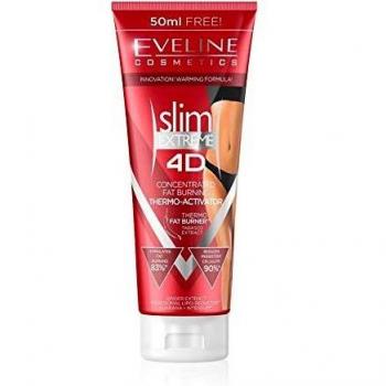 Crema Termoactiva Anticelulitis Eveline Cosmetics Slim Extreme 3D para Mujeres 250ml