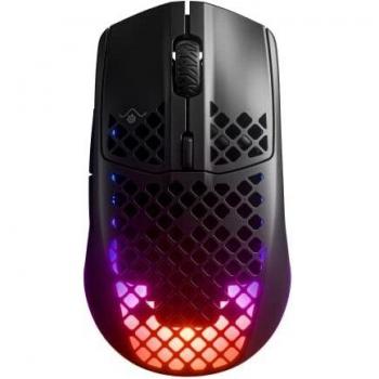 SteelSeries Aerox 3 Wireless Onyx Edition 2022 Ratón Gaming, Mano Derecha, RF Wireless + Bluetooth, Óptico, 18000 DPI, Negro