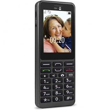 Doro PhoneEasy 509 - Terminal libre, 256 MB, color grafito
