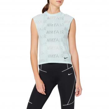 Nike W Nk Top SS Air, Mujer, Teal Tint/Black, 2XL