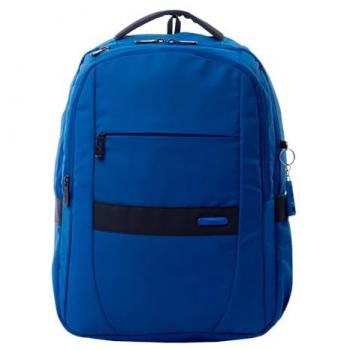Mochila Wivetto 2.0 para Ordenador Portátil de 14 Pulgadas, Color Azul Snorkel, 2 Compartimentos, Bolsillo para Tablet de 10, Bolsillo para Botella, Correa Mal