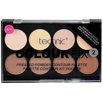 Technic Color Fix 2 - Paleta para contorno de polvos compactos, 3,5 g, 8 piezas