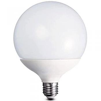 PATABIT Bombilla LED E27 Luz Fría Globo 24W 6500K Luminosa | Lámpara LED E27 Globo Casquillo E27 Luz Fría 120x158 mm Duración 15000H 2400 Lúmenes