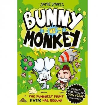 Libro de cómic Bunny vs Monkey por Jamie Smart - Edición larga, ganador del premio Illustrator of the Year