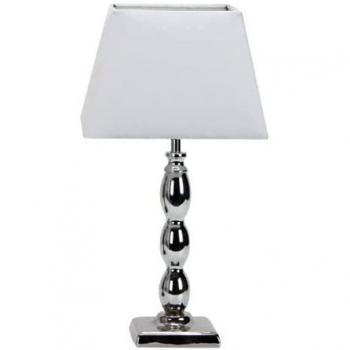FABRILAMP Sobremesa Gurami E27 Cromo Blanco
