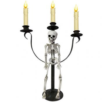 Candelabro Esqueleto de 30X5,5X33,5 cm