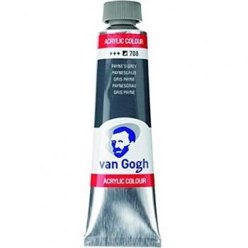 Van Gogh – Acrílico Van Gogh 40 ml n 708 Gris de Payne