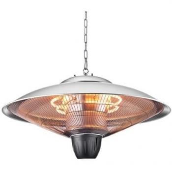 Calefactor Exterior Colgante Koel Plata 2000W 2 Potencias IP34 - 100x60x60 cm