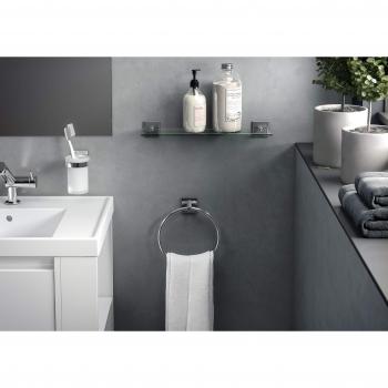 Porta cepillos adhesivo Bath+ Duo Square