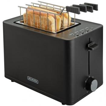 Tostadora Bourgini Con Accesorios Sandwich Color Negro 140402