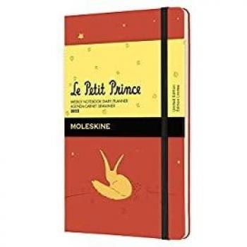 Agenda Anual 2022 Moleskine Pocket Semana Vista Tapa Dura Edición Limitada El Principito Naranja