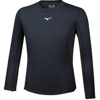 Mizuno Camiseta de Manga Larga Modelo Jr Mid Weight Crew Marca