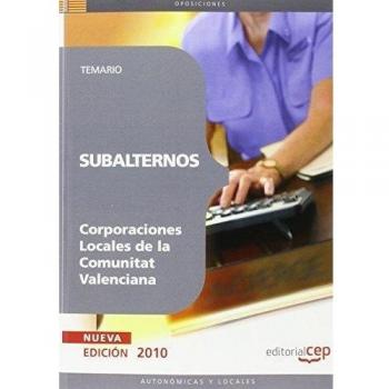 Subalternos de Corporaciones Locales de la Comunitat Valenciana. Temario