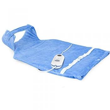 Almohadilla cervical eléctrica Orbegozo con funda lavable, 100 W de potencia y medidas de 41x62 cm