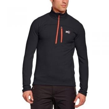 Millet Techno Stretch - Polar con cuello de cremallera, para hombre negro negro Talla:XL