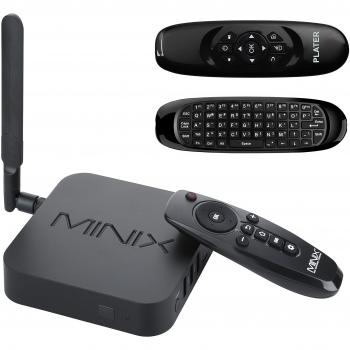 MINIX Neo U1 Android Lollipop 5.1.1 Smart TV Box Kodi/XBMC Amlogic S905 Quad-core HDMI2.0 2GB/16GB Dual-Band 2x2 MIMO WiFi Gigabit Ethernet Bluetooth 4.1 / Plater® C120 Double-sided Wireless Air Mouse
