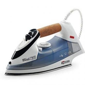 Plancha de vapor profesional Termozeta Milord 7800, 2200W, piastra de acero inoxidable, 350ml, autopulente y antigoteo