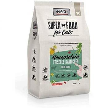 MAC's Superfood for Cats Adult Monoproteína Conejo - Pack económico 2 x 7 kg