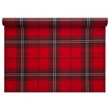 MYdrap IA48N4/701-11 Collection Noël Set de Table Tissu/Coton Rouge Carmin 48 x 32 x 0,5 cm